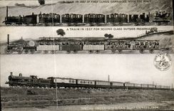 CPA Train Special Anglo American Boat Express 1904