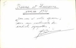 VINTAGE POSTCARD Train Year 1974