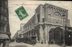 CPA Tramway Toulouse Rue Alsace Lorraine Le musee 