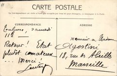 VINTAGE POSTCARD Tram Toulouse Street Lorraine Alsace the museum