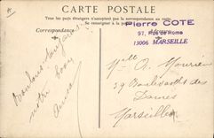 Tranvía de Lyon de la POSTAL de la VENDIMIA el barco de la lancha a remolque de Lafayette Byrrh del puente