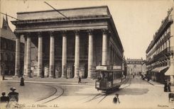 CPA Tramway Dijon Le theatre