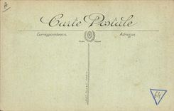 Tranvía de Dijon de la POSTAL de la VENDIMIA el empavesado de Darcy del lugar