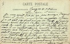 Esquina de Dijon de la tranvía de la POSTAL de la VENDIMIA del espejo el caballo del ama de casa