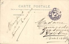 VINTAGE POSTCARD Tram Toulouse Crossroads Lafayette Albrighi Glacier