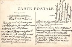 VINTAGE POSTCARD Plane Aviation European Circuit 1911 Vidart on Deperdussin Monoplane 1st stage Paris Rheims Liege