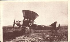 CPA Avion Aviation Le Breguet Hispano de Costes et Bellonte 