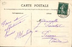 VINTAGE POSTCARD Plane Aviation a beautiful flight of Legagneux on biplane H Farman