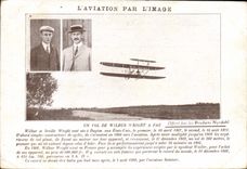 CPA Avion Aviation Un vol de Wilbur Wright a Pau 