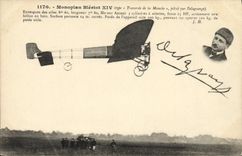 CPA Avion Aviation Monoplan Bleriot XIV Traversee de la Manche 