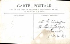 VINTAGE POSTCARD Avion Aviation the sailors of the Harpoon board the Latham airplane