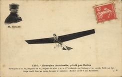 CPA Avion Aviation monoplan Antoinette pilote par Kuller 