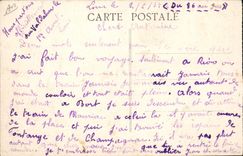 CPA Avion Aviation Camp de Valdahon Avion Breguet au depart