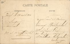 CPA Avion Aviation Biplan H Farman pilote par le lieutenant Camermann