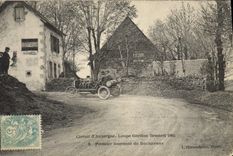 CPA Automobile Circuit d'Auvergne Coupe Gordon Bennett 1905 Premier tournant de Rochefort 