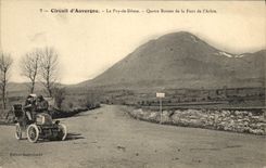 CPA Automobile Circuit d'Auvergne Le Puy de Dome Quatre routes de la Font de l'arbre