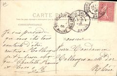 CPA Automobile Circuit d'Auvergne Coupe Gordon Bennett 1905 Descendant le grand tournant vers Plaisance 