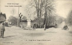 CPA Automobile Circuit d'Auvergne Coupe Gordon Bennett 1905 Virage de la vierge a Bourg Lastic 