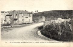 CPA Automobile Circuit d'Auvergne Coupe Gordon Bennett 1905 Circuit Michelin Le virage du cratere