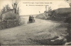 CPA Automobile Circuit d'Auvergne Coupe Gordon Bennett 1905 Nebouzat tournant des 4 routes