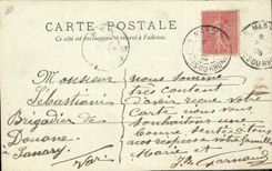 CPA Fantaisie Automobile Oies Automobilisme Beauvais Moullot Marseille
