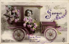 CPA Fantaisie Automobile Enfant