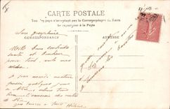 VINTAGE POSTCARD Automobile Fantasy Child Baby