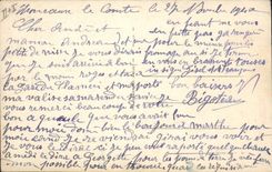 VINTAGE POSTCARD Automobile Fantasy Ass Mule morvandiaux Matter