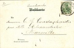 CPA Illustrateur Gruss aus Stuttgart