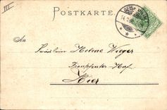 VINTAGE POSTCARD Illustrateur Ruins Ehrenfels Mausethrum