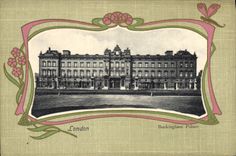 VINTAGE POSTCARD London Buckingham Palace