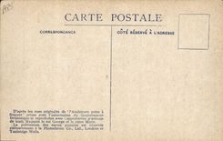 VINTAGE POSTCARD Plane Aviation an air scout naval Seaplane