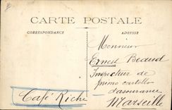 VINTAGE POSTCARD Fantaisie Plane Aviation Caricatures Roucier