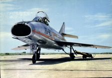 MODERN CARD Plane Aviation GAM Dassault Super Single-seat interceptor Mystery