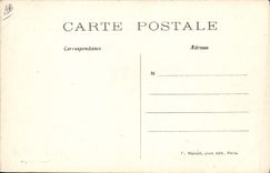 VINTAGE POSTCARD Plane Aviation Airship Zeppelin Town of Paris Henri Deutsch Surcouf Kapferer