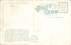 VINTAGE POSTCARD Christopher Columbus Memrial Union Station Plaza Washington