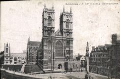 VINTAGE POSTCARD London the Westminster Cathedral