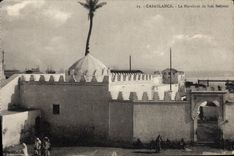 VINTAGE POSTCARD Casablanca the Marabout of Sidu Belyout