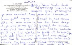 POSTAL MODERNA pacientes pesados que atienden a la manera de cruz