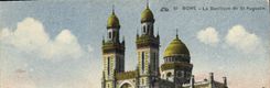 VINTAGE POSTCARD Bone Basillque of St Augustin
