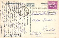 VINTAGE POSTCARD the Dimension Of Azure Gardens at the edge of Ner