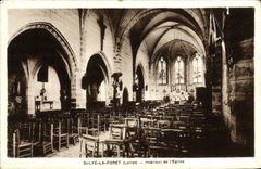 VINTAGE POSTCARD St Lye the Interior Drill of the Church