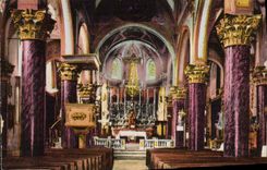 CPA Saorge Interieur de L'Eglise