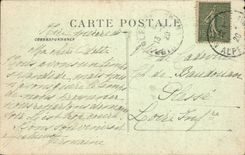 POSTAL de la VENDIMIA Niza el castillo