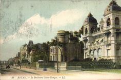 VINTAGE POSTCARD Royan the Holy Boulevard Georges