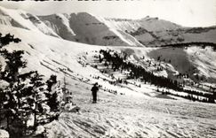 CPM St Gervais Les Bains Les Immenses Champs de Neige du Mont d'Arbois Au fond la chaine du Mont Joly 