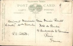 Exposición británica libre 1908 de Londres de la cara de la POSTAL de la VENDIMIA de los artes aplicados del hotel luxe británico del norte del De