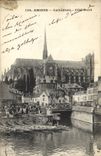 CPA Amiens Cathedrale Cote Nord