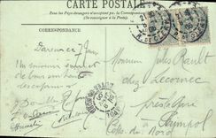 VINTAGE POSTCARD Paris Panoramic View Of the bridge Alexandre III towards the Invalids