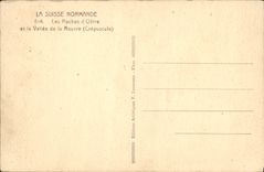 CPA La Suisse Normande Les Roches D'Oetre et la vallee de la Rouvre